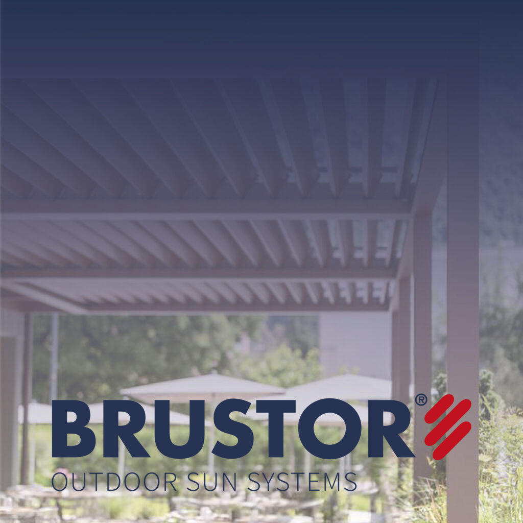 Pérgola bioclimática de Brustor en Madrid instalada por Ceinex