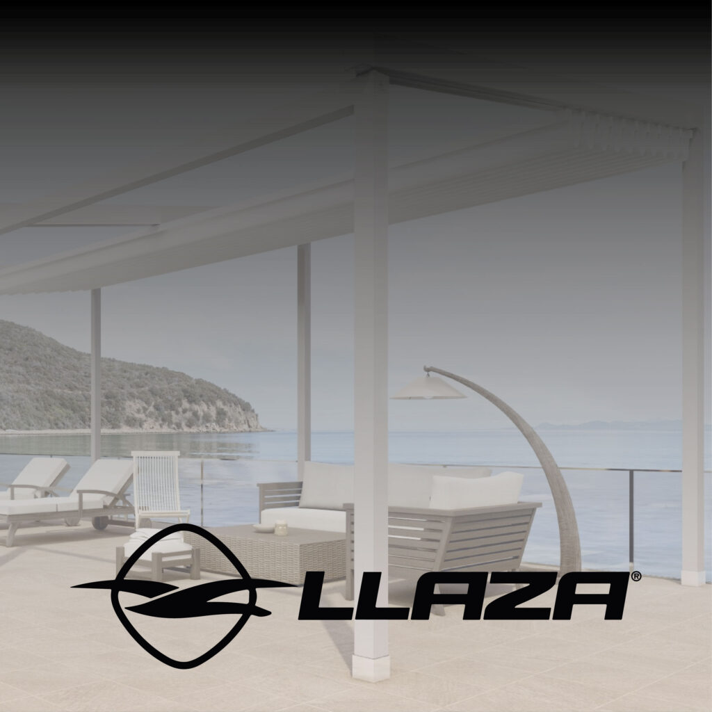 Pérgola bioclimática de LLaza en Madrid instalada por Ceinex